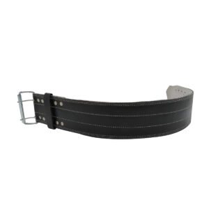 POWER LIFTING BELT BLACK LEATHER 6″ WB-05