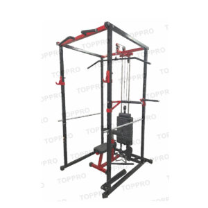 SQUAT RACK WITH LAT PULL DOWN WITH C.I. WEIGHTS TP-SR-03