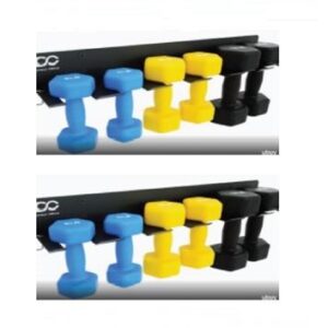 WALL MOUNTED DUMBBELL RACK